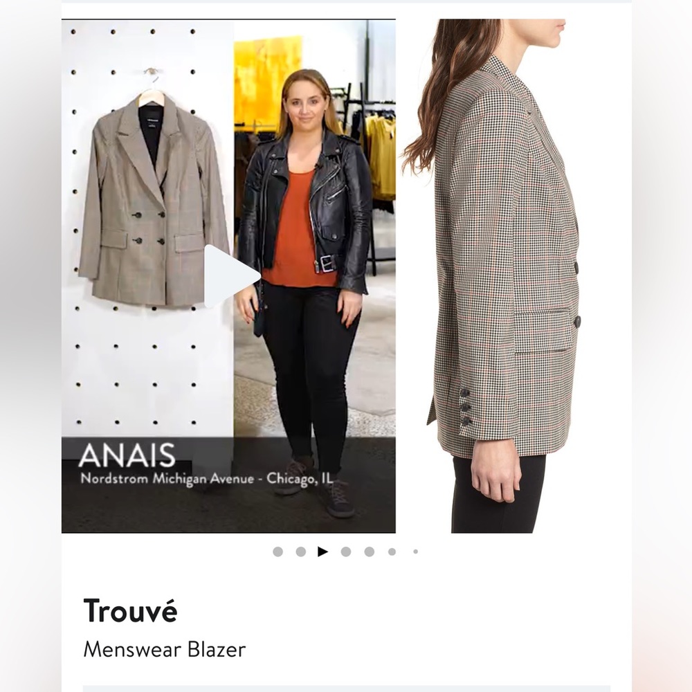 Trouvé Women’s Menswear Blazer